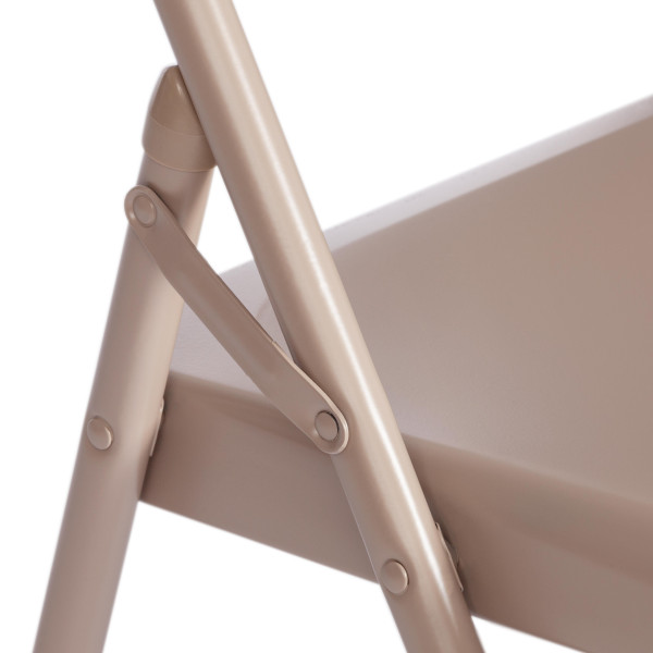 Стул складной FOLDER (mod. 3023(II)) металлический, 465Wx480Dx750H, 7-beige фото № 9