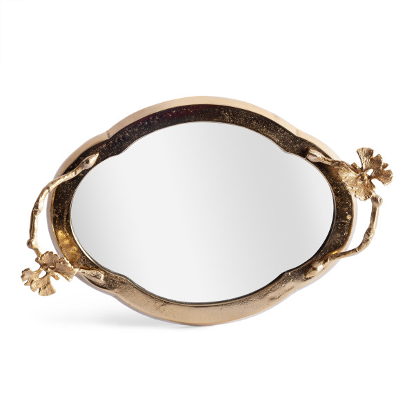 Поднос Secret De Maison MAPLE1 ( mod. 9557 ) алюминиевый сплав, 45,75x28x10 см, золото/gold фото № 2