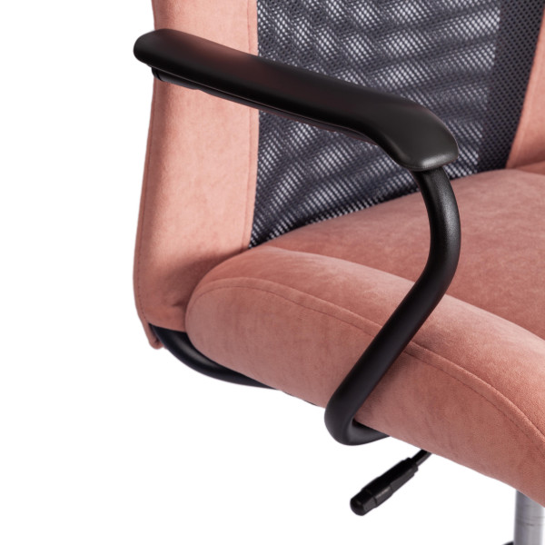 Кресло STAFF флок/ткань, розовый/серый, 137/W-12 фото № 8