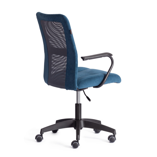 Кресло STAFF флок/ткань, синий/серый, 32/W-12 фото № 3