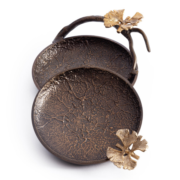 Блюдо Secret De Maison MAPLE2 ( mod. 9553 ) алюминиевый сплав, 21,5x18x8 см, латунь, золото/brass, gold фото № 4