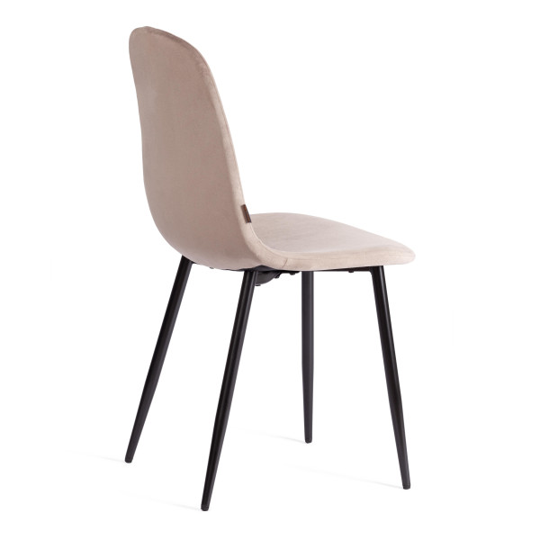 Стул BREEZE (mod. JSC-58) Велюр/металл , 44 х 53 х 86 см, coffee (кофейный) HLR 9 / черный фото № 3