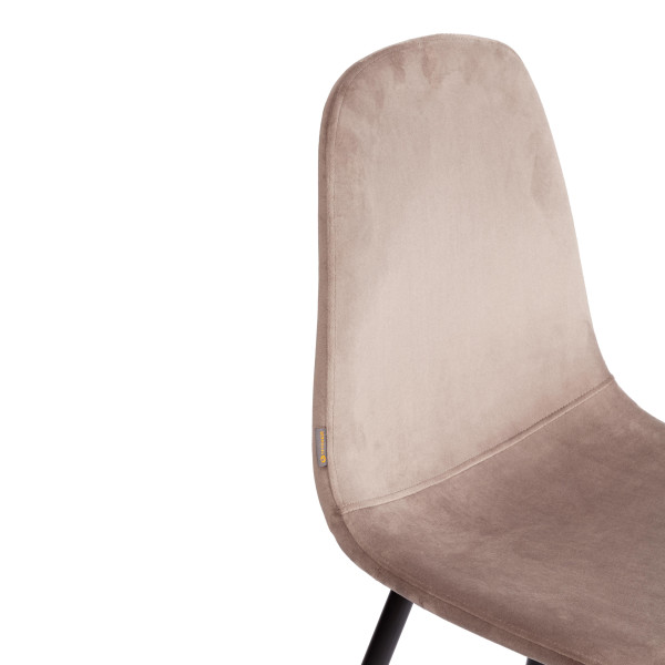 Стул BREEZE (mod. JSC-58) Велюр/металл , 44 х 53 х 86 см, coffee (кофейный) HLR 9 / черный фото № 8