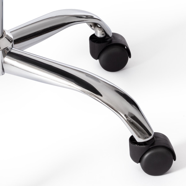 Офисное кресло TULIP (mod.106-1) металл/пластик/PU, 58 x 47 x 97см, Black (черный) / Chrome (хром) фото № 9