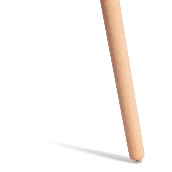 Стул QXX (mod. C1058-1) пластик/дерево, 60 х 53 х 81 см, White (Белый) 70029/ натуральный фото № 8