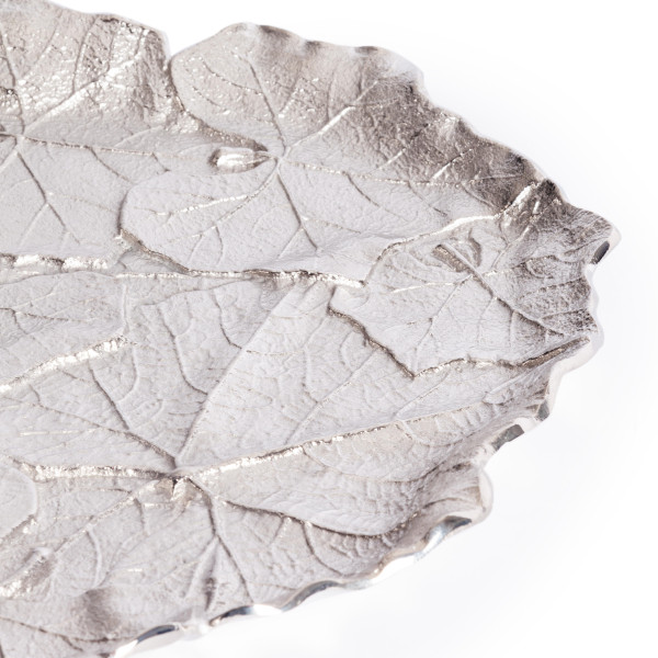 Блюдо Secret De Maison LEAF2 ( mod. 9440 ) алюминиевый сплав, 44x25x20 см, никель/nickel фото № 4
