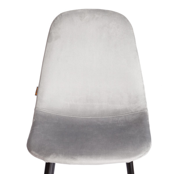 Стул BREEZE (mod. JSC-58) Велюр/металл , 44 х 53 х 86 см, grey (серый) HLR 19 / черный фото № 6
