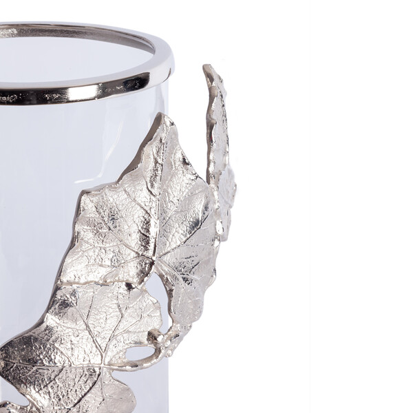 Подсвечник Secret De Maison LEAF3 ( mod. 9408 ) алюминиевый сплав, 24x24x34 см, никель/nickel фото № 3