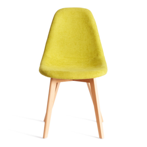 Стул CINDY SOFT (mod. C1021F1-1) вельвет/дерево бук, 55 х 48 х 83 см, Light green (светло-зеленый) LY1701-8 / натуральны фото № 5