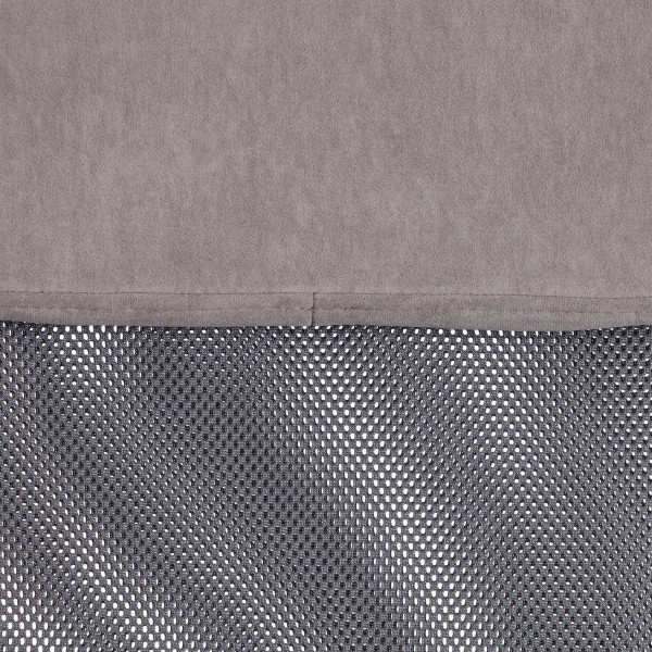 Кресло PROFIT (мп) флок/ткань, серый, 29/W-12 фото № 8