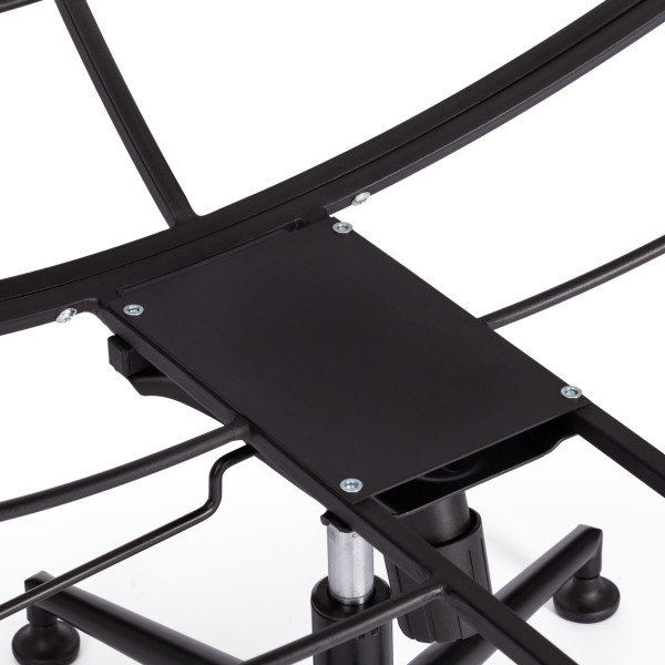 Кресло CLOUDE рогожка/металл, 97х98х90-96см, серо-бежевый, 3M 16/2 фото № 13