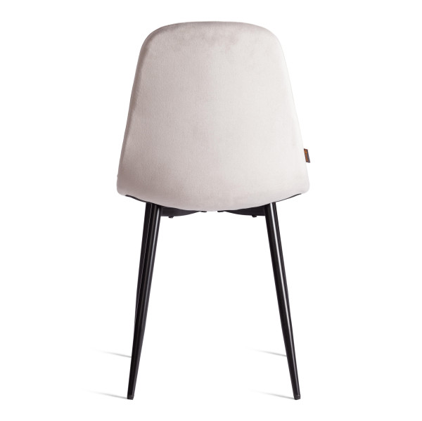 Стул BREEZE (mod. JSC-58) Велюр/металл , 44 х 53 х 86 см, Light grey (светло-серый) HLR14 / черный фото № 4