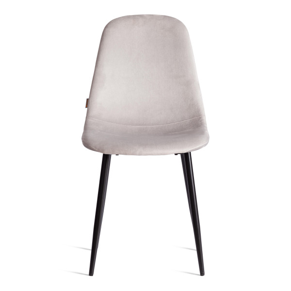 Стул BREEZE (mod. JSC-58) Велюр/металл , 44 х 53 х 86 см, Light grey (светло-серый) HLR14 / черный фото № 5