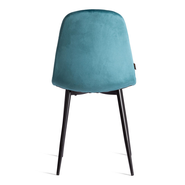 Стул BREEZE (mod. JSC-58) Велюр/металл , 44 х 53 х 86 см, light blue (светло-синий) HLR60 / черный фото № 4