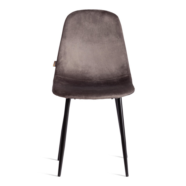 Стул BREEZE (mod. JSC-58) Велюр/металл , 44 х 53 х 86 см, Dark grey (темно-серый) HLR24 / черный фото № 5
