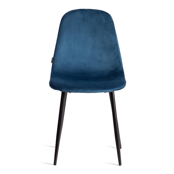 Стул BREEZE (mod. JSC-58) Велюр/металл , 44 х 53 х 86 см, Blue (синий) HLR63 / черный фото № 5