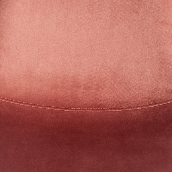 Стул BREEZE (mod. JSC-58) Велюр/металл , 44 х 53 х 86 см, Coral (коралловый) HLR44 / натуральный фото № 7