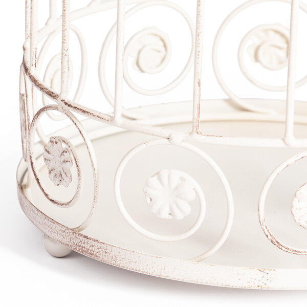 Цветочница Secret de Maison CELL ( mod. PL08-10003 ) металл, 25х52см/20х45см, antique white фото № 4