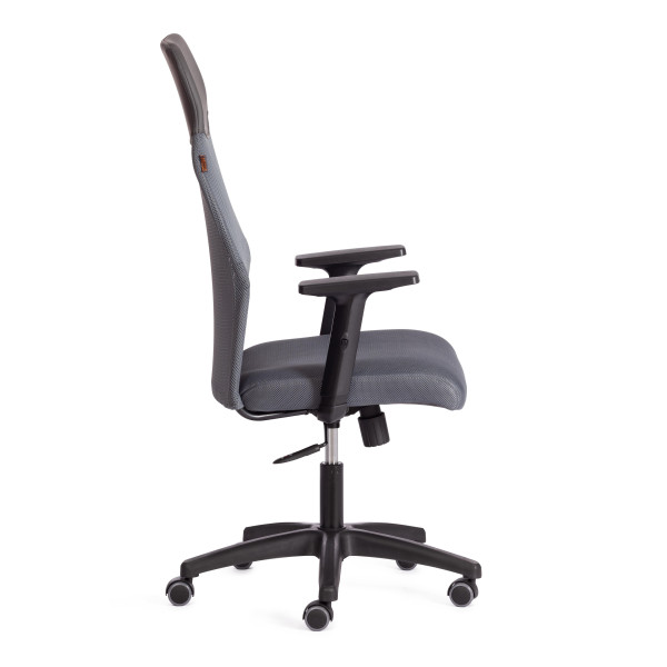 Кресло PRACTIC PLT ткань/кож/зам, серый/металлик, TW-12/W-12/36 фото № 2