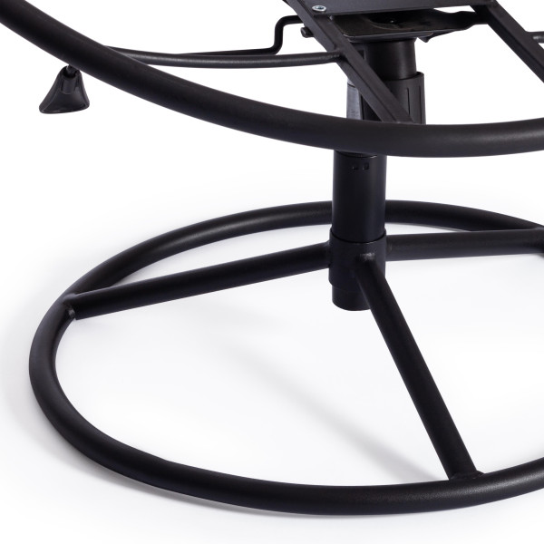 Кресло CLOUDE HOME рогожка/металл, 97х98х90-96см, коричневый, 3М7-147 фото № 13