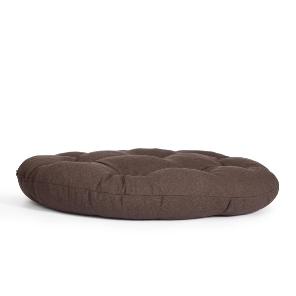 Кресло CLOUDE HOME рогожка/металл, 97х98х90-96см, коричневый, 3М7-147 фото № 9