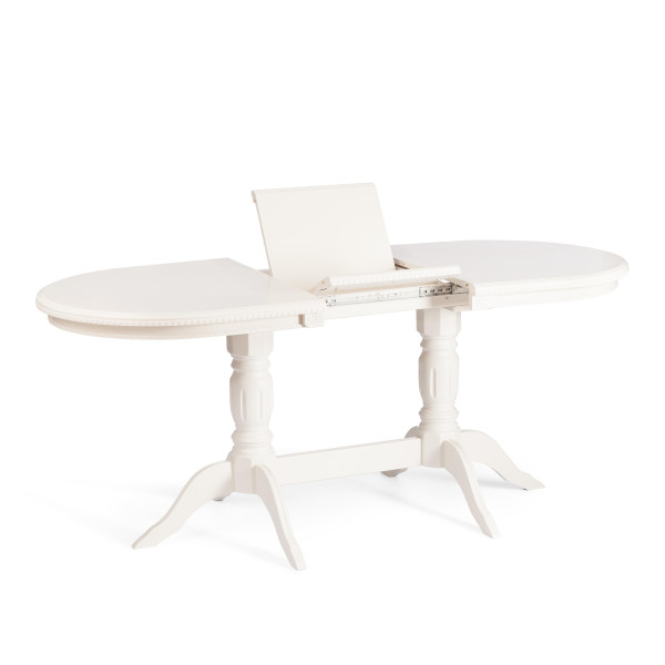 Стол COPPOLA бук, мдф, 140+40x80x77см, Ivory white фото № 7