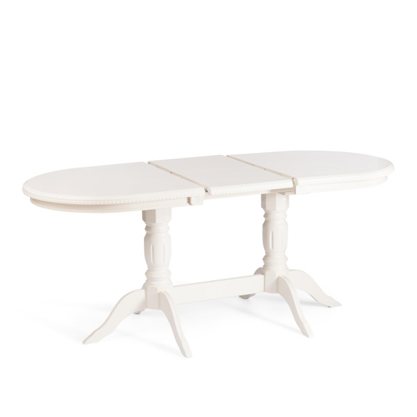 Стол COPPOLA бук, мдф, 140+40x80x77см, Ivory white фото № 8