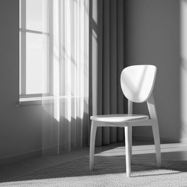 Стул DIAMANTE жесткое сидение бук, 42 х 42 х 85 см, ivory white фото № 10