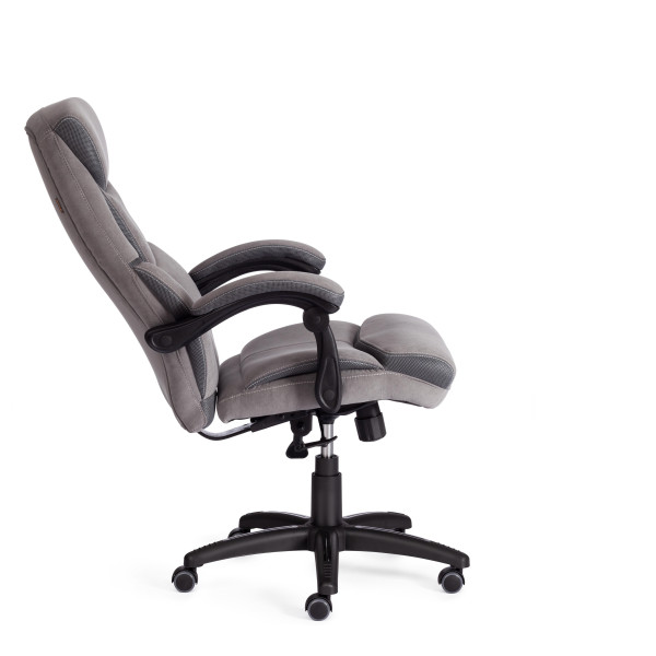 Кресло CAMBRIDGE флок/ткань, серый, 29/12 фото № 3