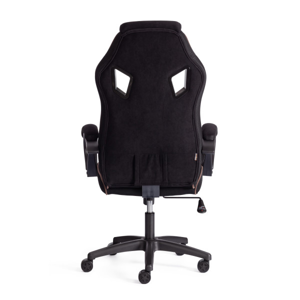 Кресло PILOT (24) флок/ткань, черный/черный/коричневый, 35/TW-11/6 фото № 4