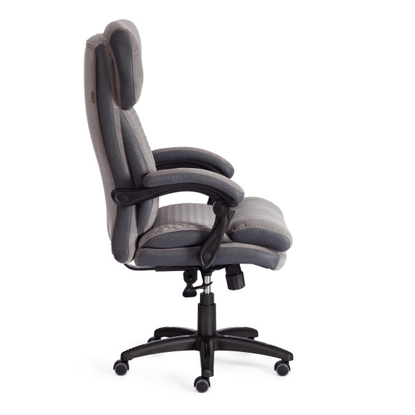 Кресло CHIEF флок/ткань, серый, 29/12 фото № 2