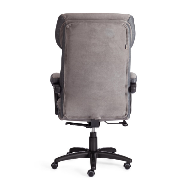 Кресло CHIEF флок/ткань, серый, 29/12 фото № 5
