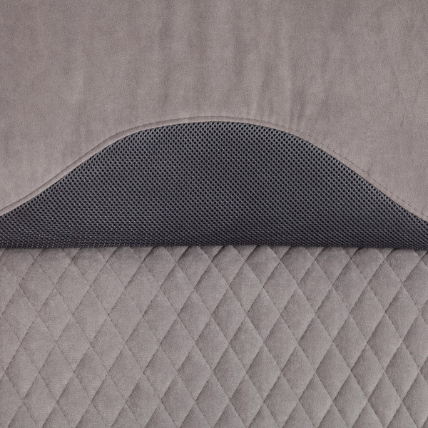 Кресло CHIEF флок/ткань, серый, 29/12 фото № 10