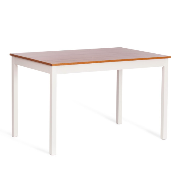 Обеденный комплект Sonata (стол + 4 стула) массив сосны, стол: 120х75х73см  стул :41х50х95см, антик/белый фото № 2