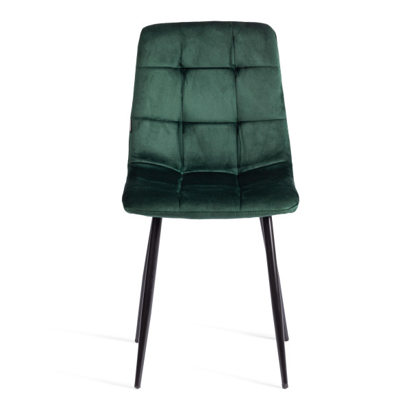 Стул CHILLY (mod. JSC-220) вельвет/металл, 44,5х52,5х88 см, dark green (темно-зеленый) HLR57 / черный фото № 5