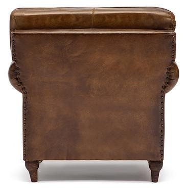 Кресло Secret De Maison «Бронко» (Bronco) 1192 из натуральной кожи (Античный тёмный) фото № 4