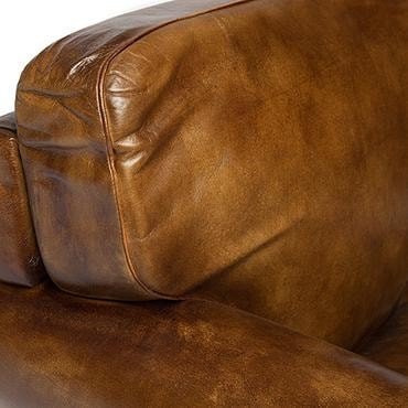 Кресло Secret De Maison «Бронко» (Bronco) 1192 из натуральной кожи (Античный тёмный) фото № 6