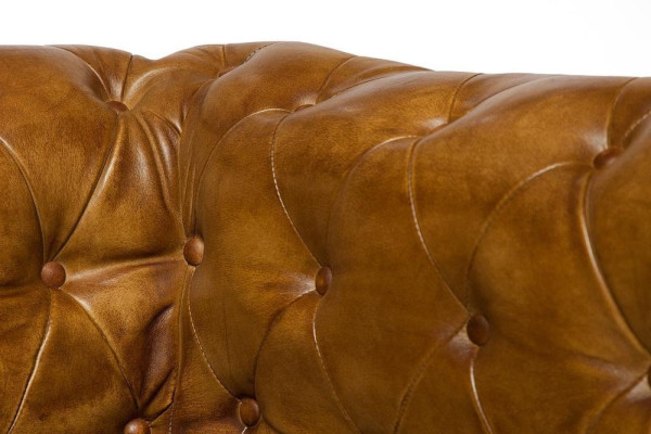 Кресло Secret De Maison «Честер» (Chester) 1157B из натуральной кожи (Античный светлый) фото № 4