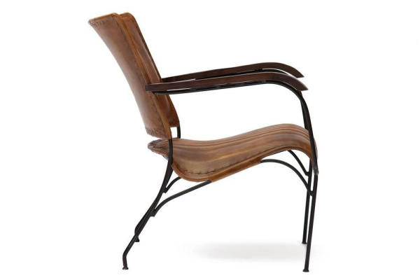 Кресло Secret De Maison «Паганель» (Paganel) 2106 из натуральной кожи (Античный светлый) фото № 3