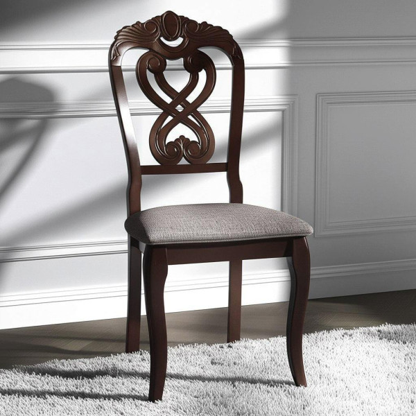 Стул с мягким сиденьем «Андромеда» (Andromeda) (Cappuccino (тёмный орех)) фото № 9