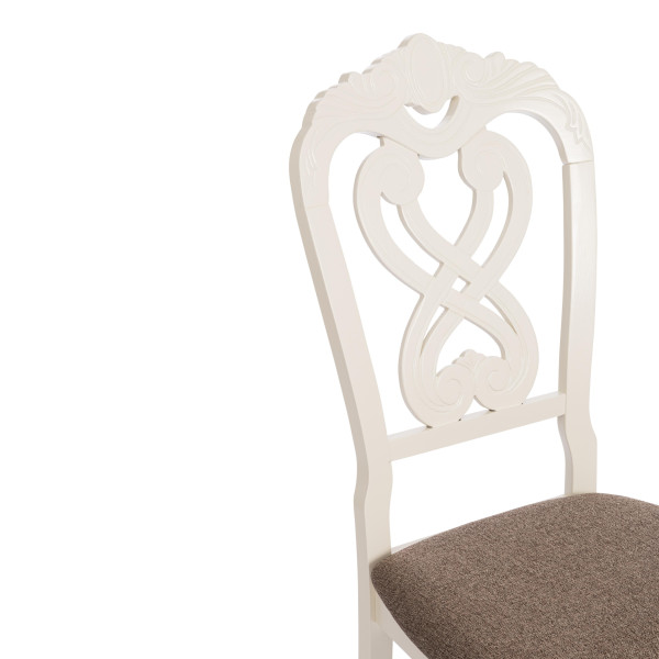 Стул с мягким сиденьем «Андромеда» (Andromeda) (Ivory white (слоновая кость)) фото № 7