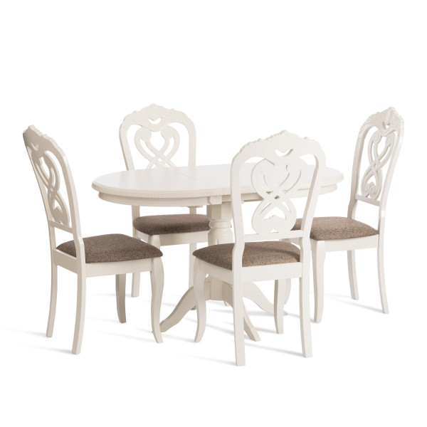 Стул с мягким сиденьем «Андромеда» (Andromeda) (Ivory white (слоновая кость)) фото № 9