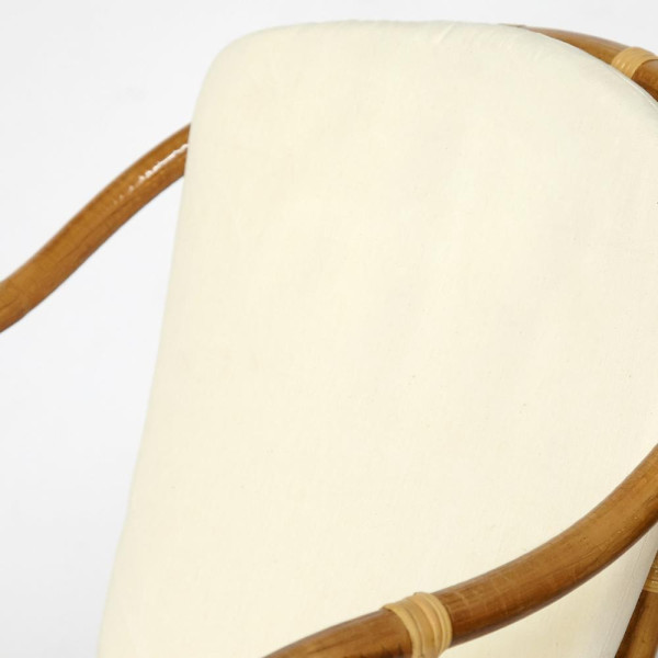 Комплект террасный «Akira» (2 кресла с подушкой + 1 столик) (Натуральный) фото № 10