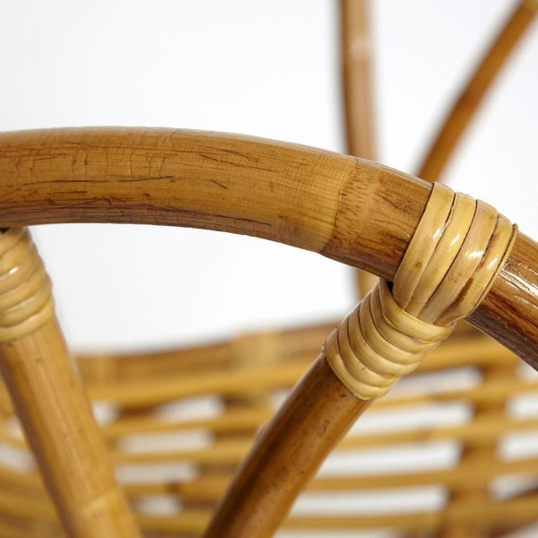 Комплект террасный «Akira» (2 кресла с подушкой + 1 столик) (Натуральный) фото № 4