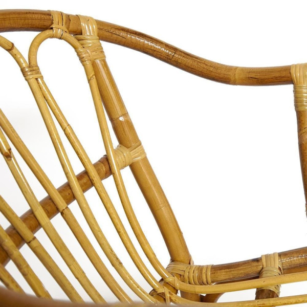 Комплект террасный «Akira» (2 кресла с подушкой + 1 столик) (Натуральный) фото № 5