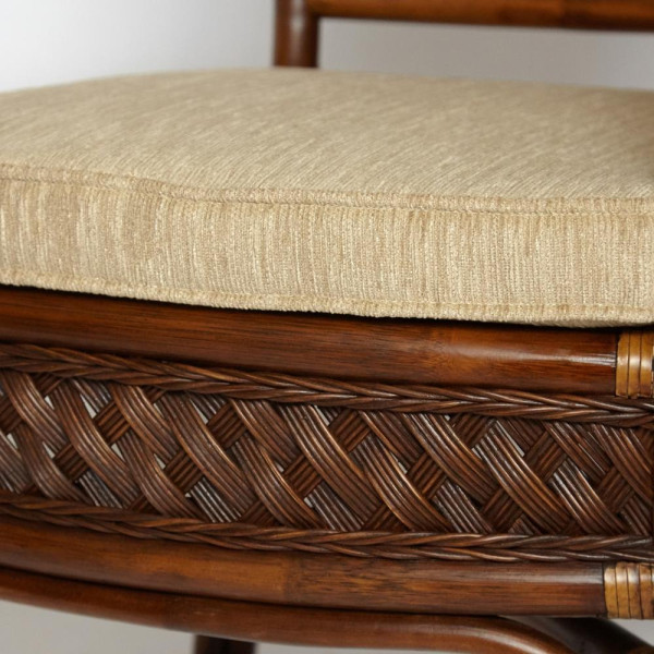 Комплект террасный «Andrea» (2 кресла с подушкой + 1 столик) (Pecan washed) фото № 10