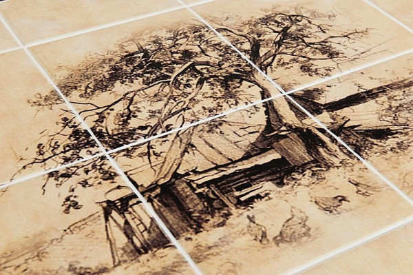 Стол обеденный с плиткой СТ 3045P античный (Дерево) фото № 2