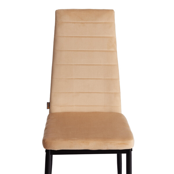 Стул Easy (mod. JSC02-1) металл, вельвет, 41 х 52 х 96 см, sandy (песочный) HLR6 / черный фото № 6