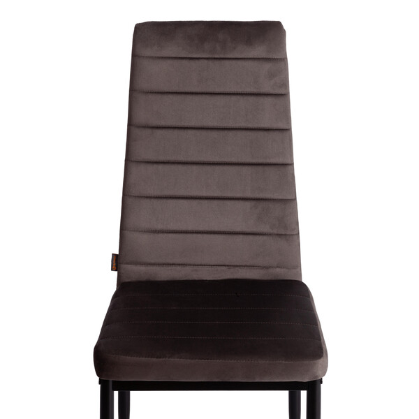 Стул Easy (mod. JSC02-1) металл, вельвет, 41 х 52 х 96 см, Dark grey (темно-серый) HLR24 / черный фото № 6