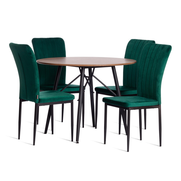 Стул VERTER (mod. BC577-DC) металл, вельвет, 41 х 52 х 95 см, Green (зеленый) HLR56 / черный фото № 9